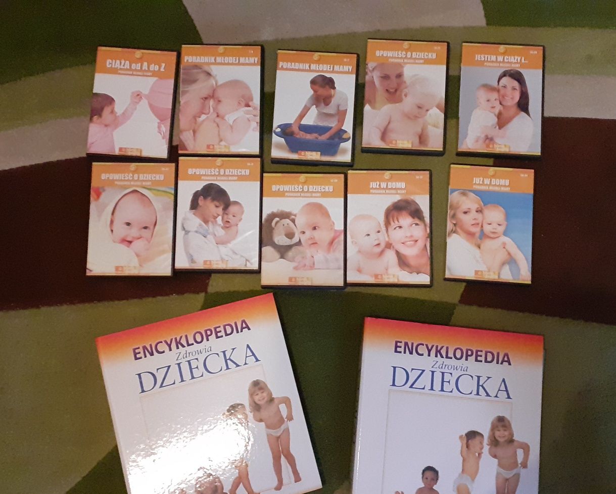Encyklopedia zdrowia dziecka 68 płyt DVD + segregatory