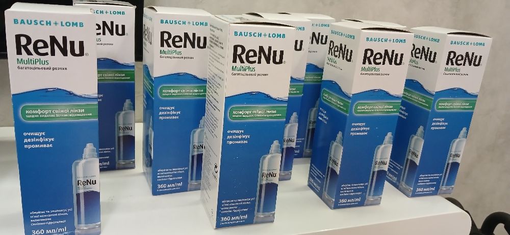 Розчини для контактних лінз Renu Multiplus 60мл, 120мл, 360мл