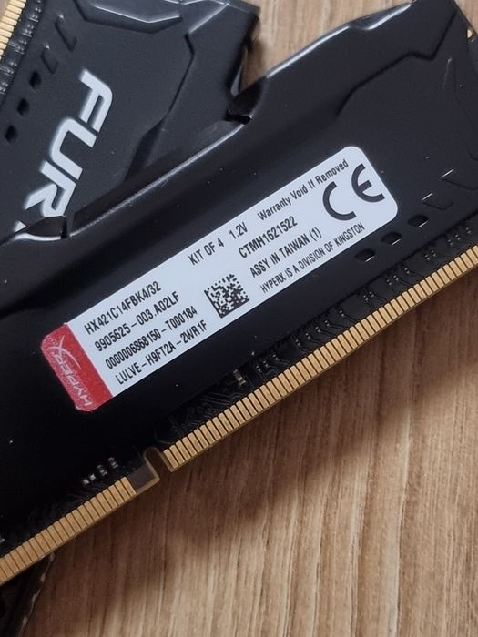 Pamięć RAM ddr4 32 gb HyperX Fury hx421c14fbk4/32