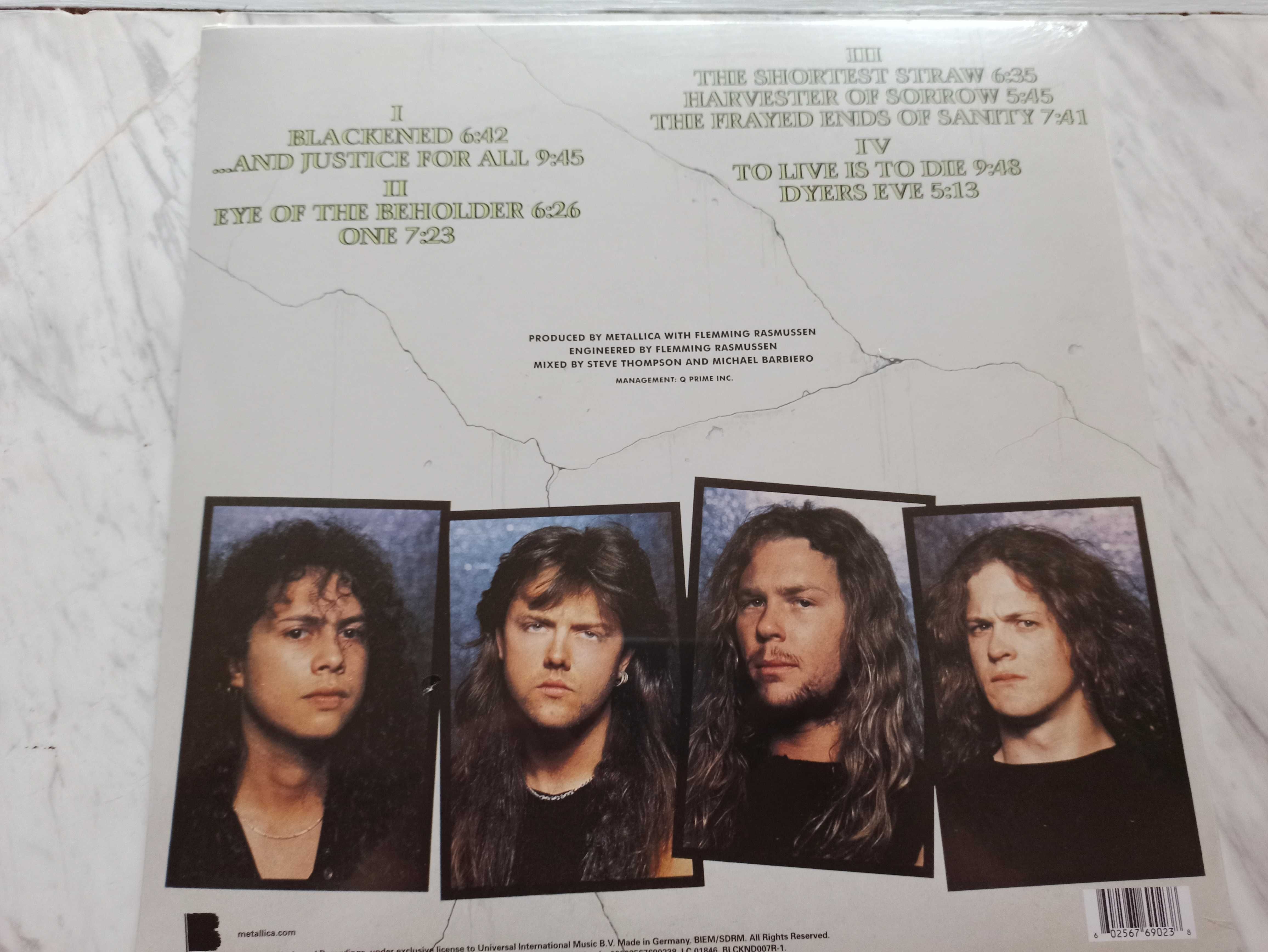 Metallica - And Justice For All... Remastered 2xLP Winyl