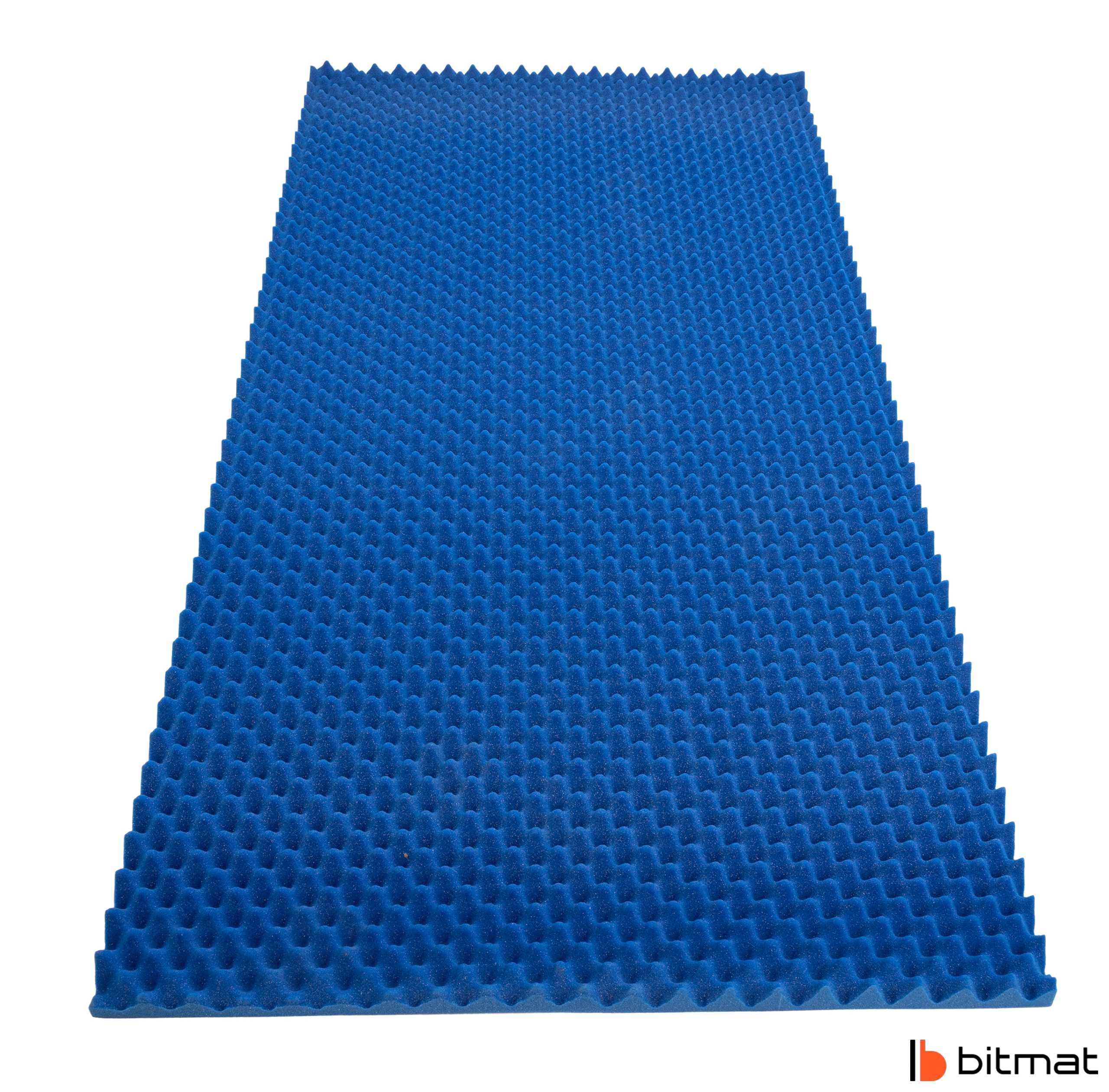 Mata wygłuszająca ścianę panel akustyczny Bitmat ciemnoniebieski 4 cm