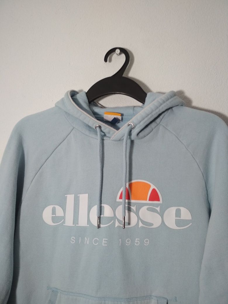 Ellesse niebieska bluza z kapturem L