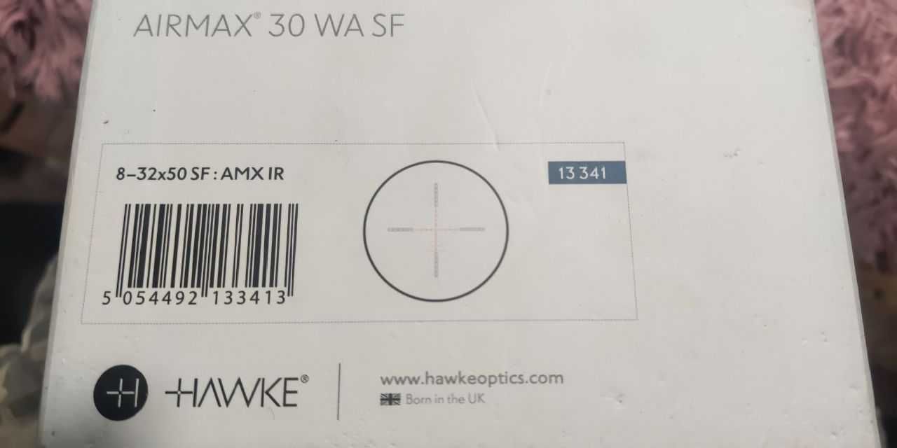 Приціл Hawke Airmax 30 WA SF 8-32х50 сітка AMX IR з підсвіткою