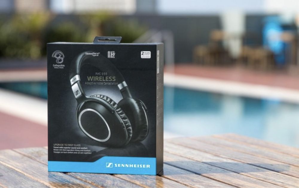 Headphones Bluetooth c/ cancelamento de ruído Sennheiser PXC 550