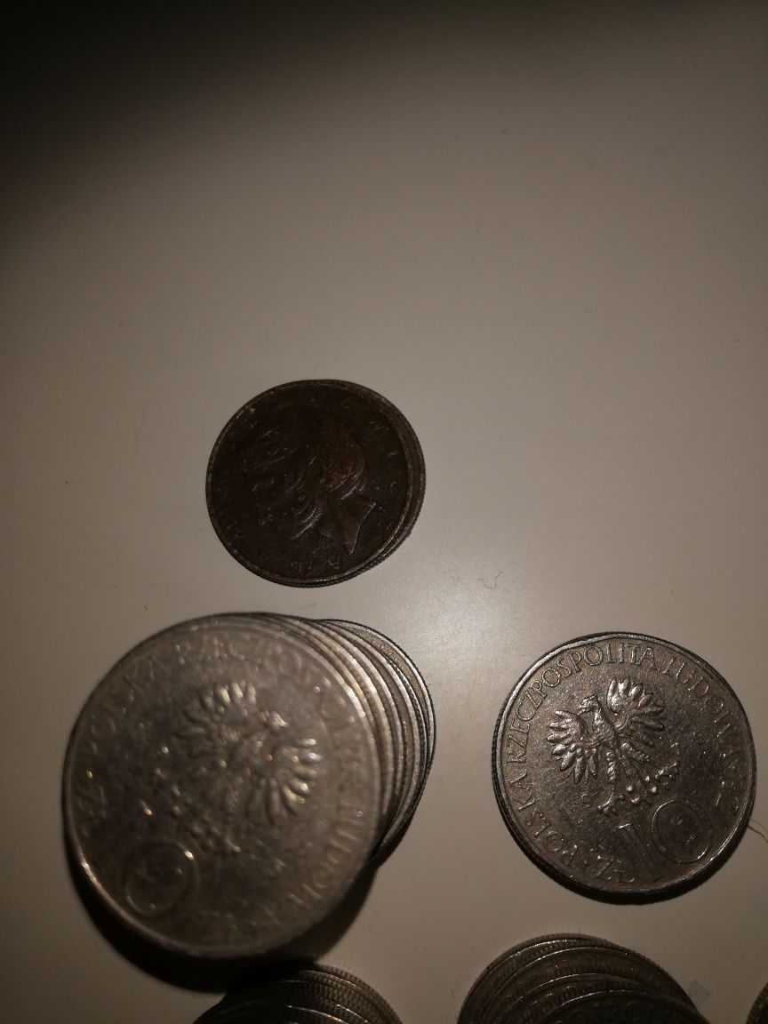 87 sztuki monet 10 zloty Adam Mickiewicz i Prus