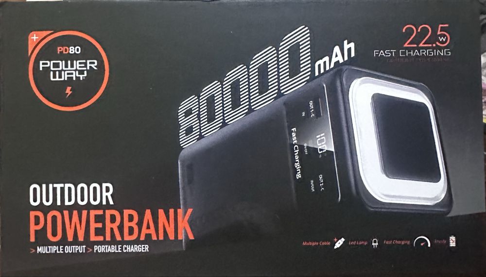 Power bank на 80000 mAh