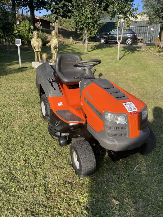 HUSQVARNA TC 138L com cesto recolha 170lts igual a novo