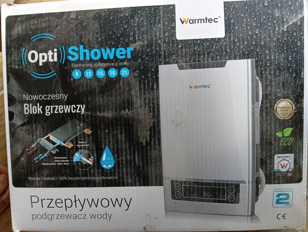 Nowy podgrzewacz do wody na gwarancji