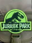 Jurassic Park patch logo fluorescente c/velcro