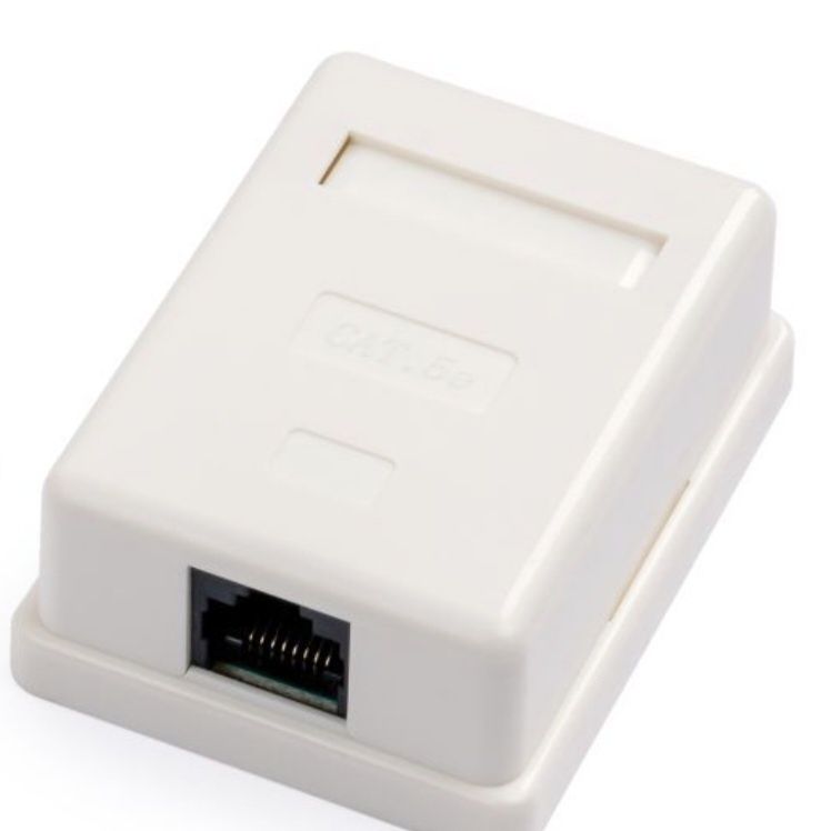Комп'ютерна розетка RJ45x1 UTP cat.5e 8P8C
