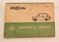 Instrukcja obsługi Polski Fiat 126p FSM Bielsko Biała 1983 ORYGINAŁ