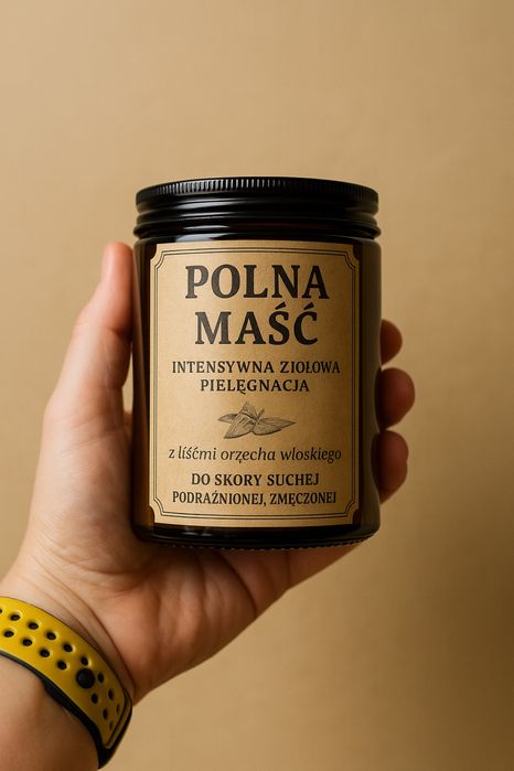 Masc z lisci orzecha duzy sloik 250 ml