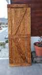 Drzwi przesuwne rustykalne loftowe barn door