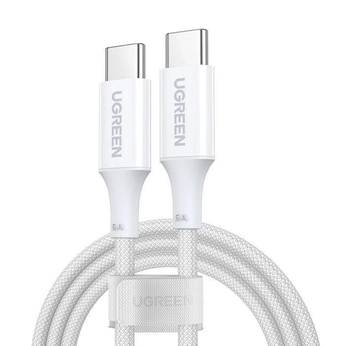 Kabel Ugreen US557 USB-C / USB-C PD 100W 0.5m - biały