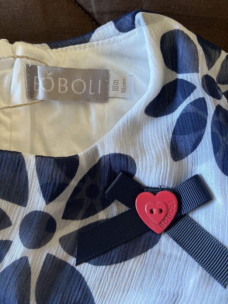 Vestido Bóboli 18 meses con etiqueta