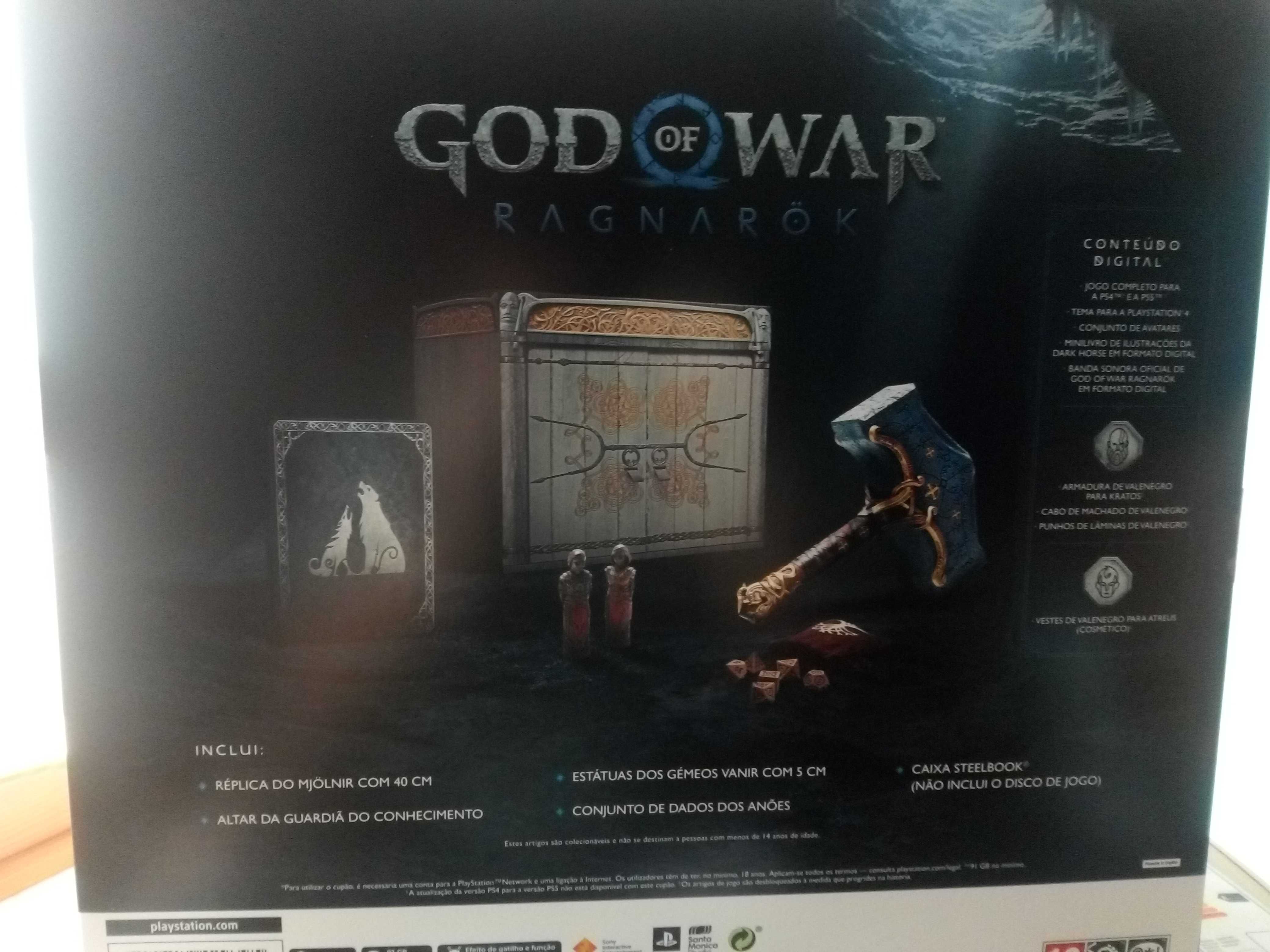 God of War Ragnarok Edição de colecionador NOVO (PS4/PS5)