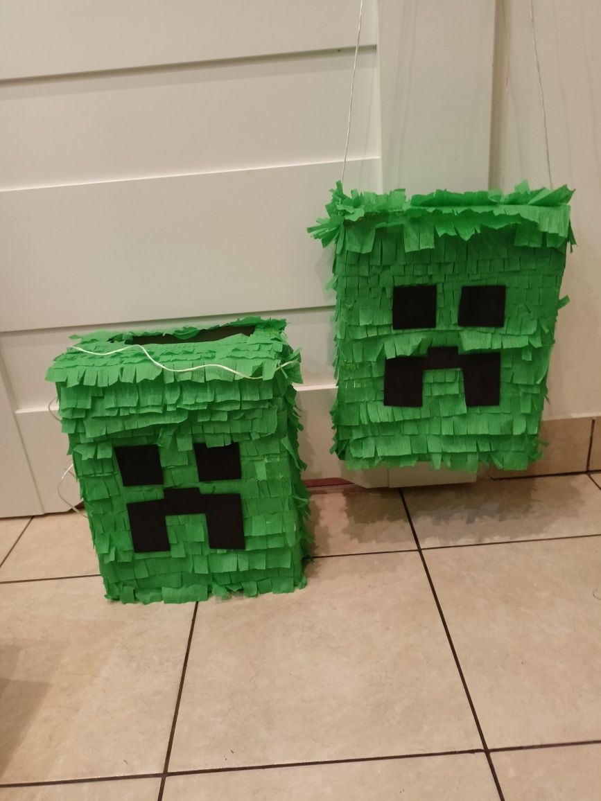 Piniata do rozbijania Minecraft creeper