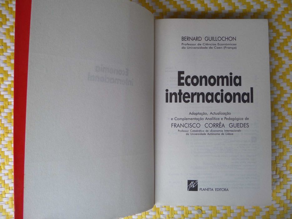 Economia internacional
Bernard Guillochon