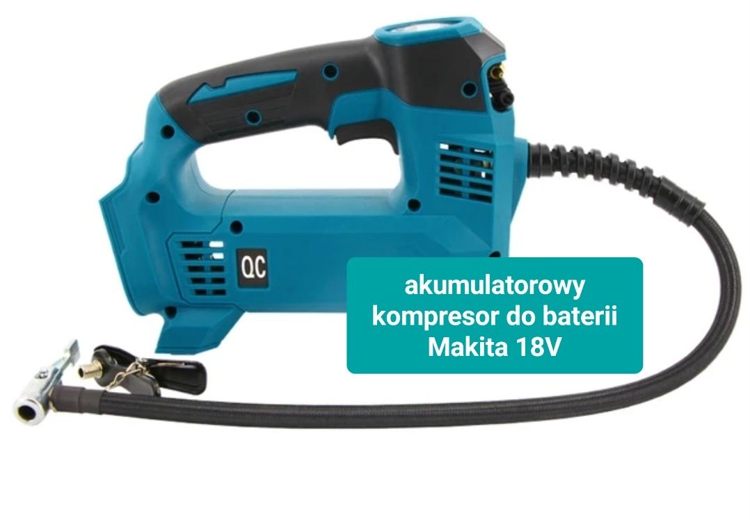 Akumulatorowy kompresor do baterii Makita 18V 8 bar