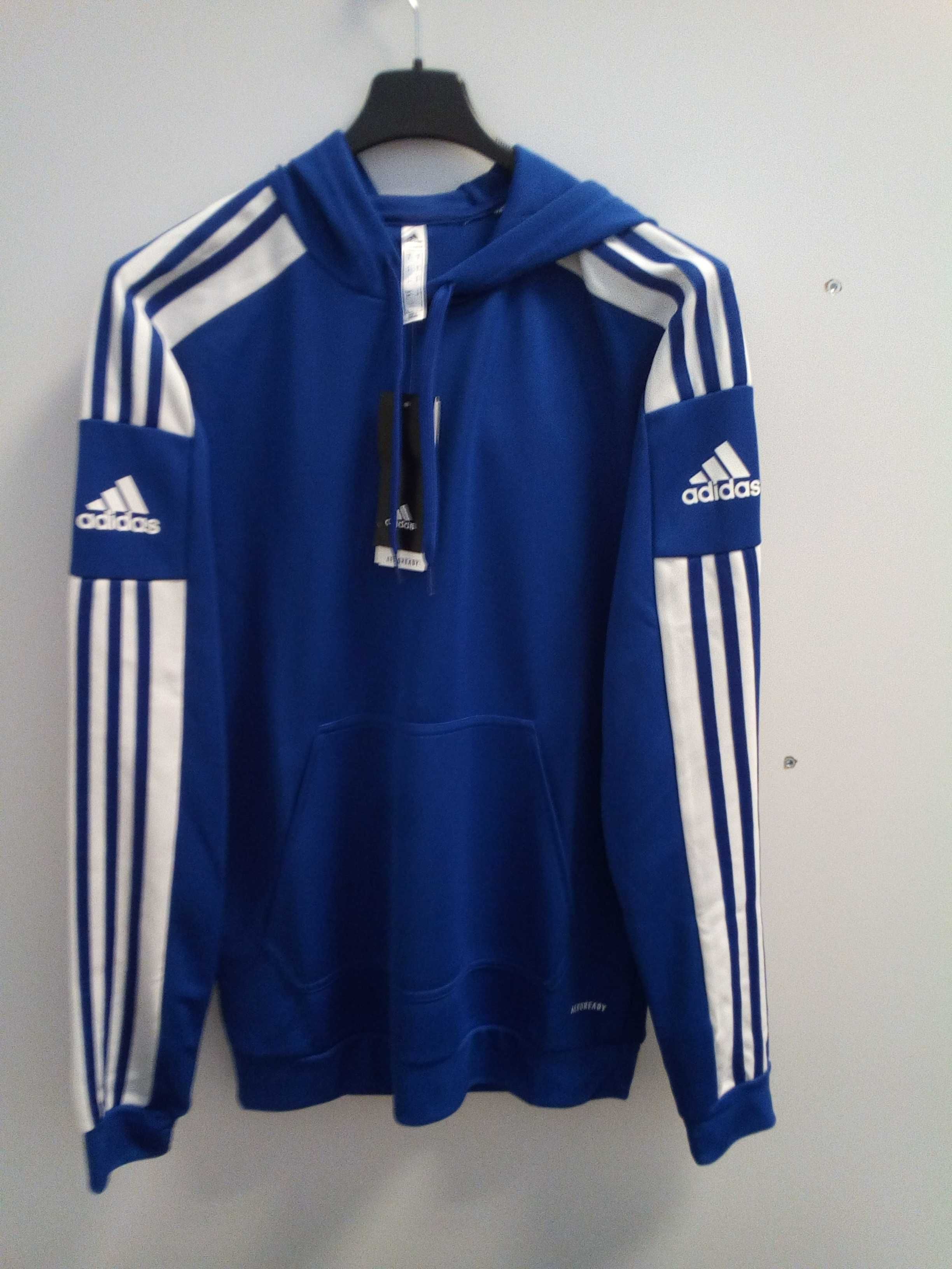 Bluza Adidas męska nowa z metką wkładana z kapturem S