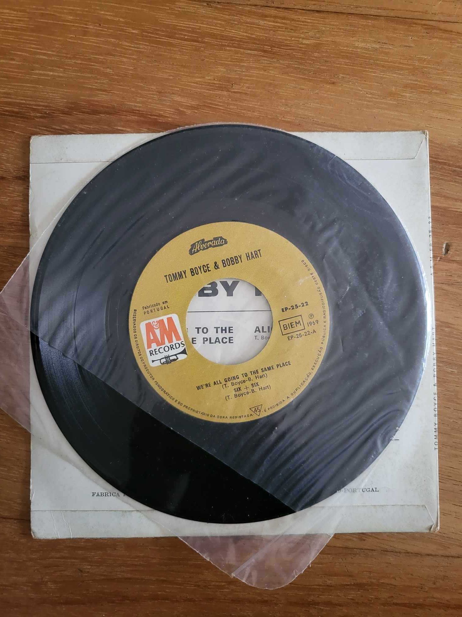 Disco Vinil | "We're All Going To The Same Place", Tommy Boyce & Hart