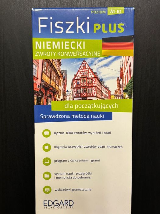 Fiszki Plus Niemiecki Zwroty Konwersacyjne poziom A1 B1