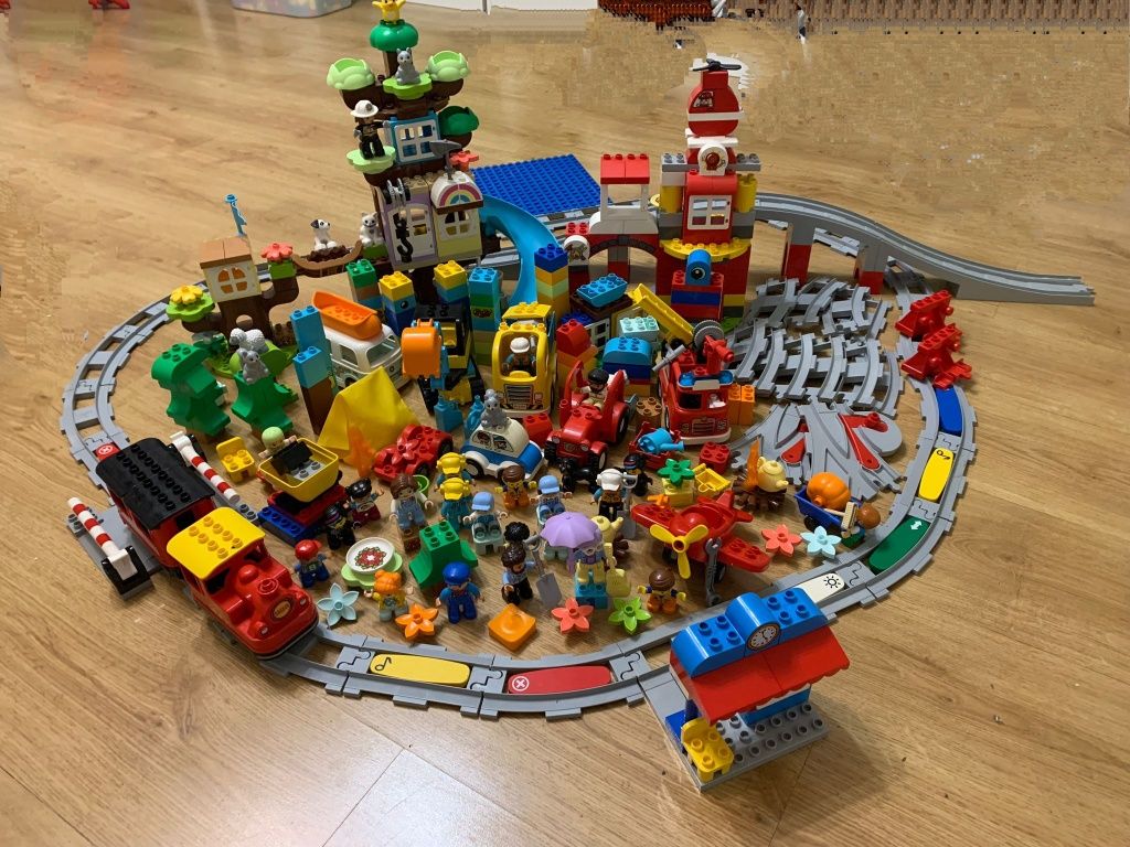 Ogromny zestaw klocków Lego Duplo