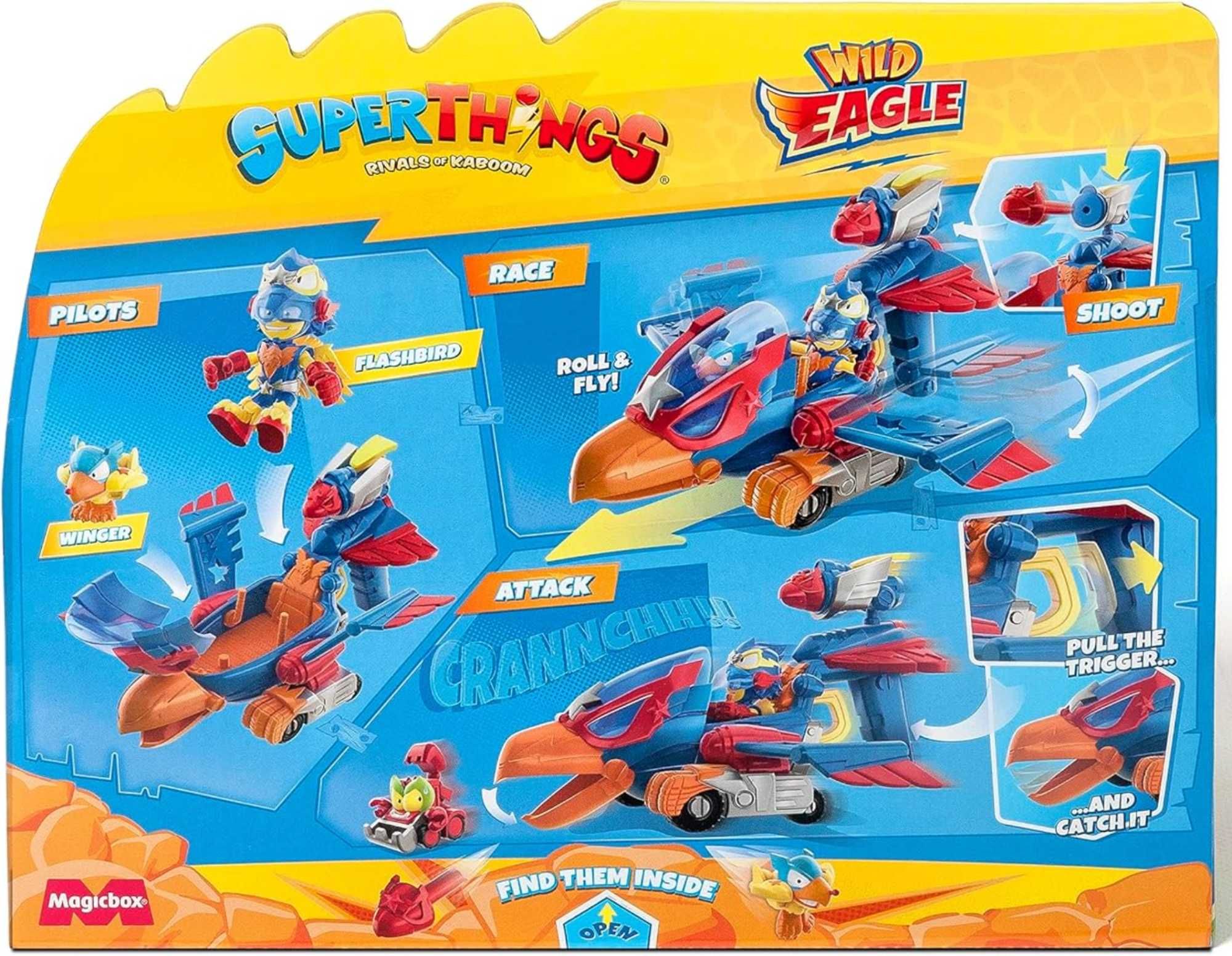 Літак Іграшка Superthings Wild Eagle Jet Magicbox 60141000 Самолет