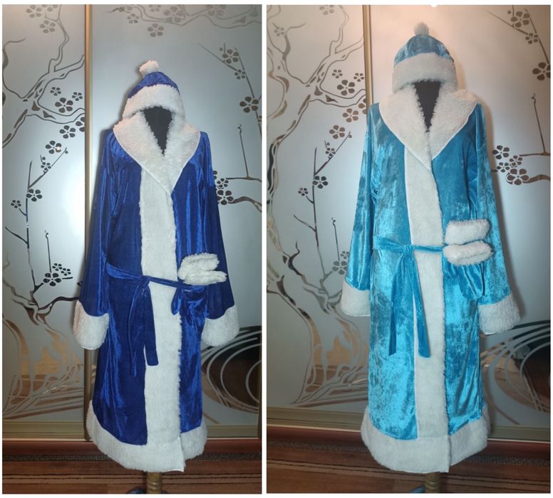 Костюм Діда Деда Мороза Снігуроньки Миколая Снегурочки Дід Дед Мороз