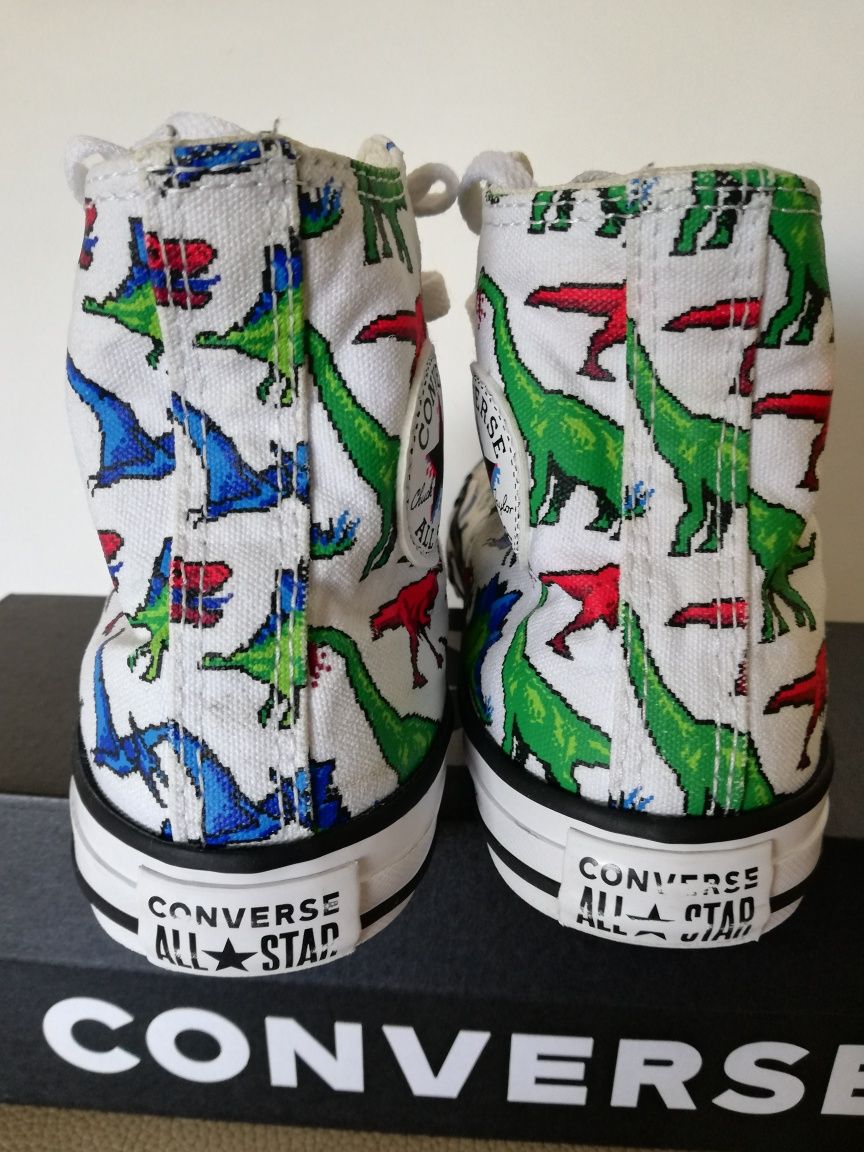 Super converse w dinozaury rozm 35 36 jak nowe