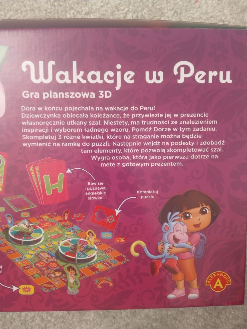 Gra 3D Dora poznaje świat Wakacje w Peru