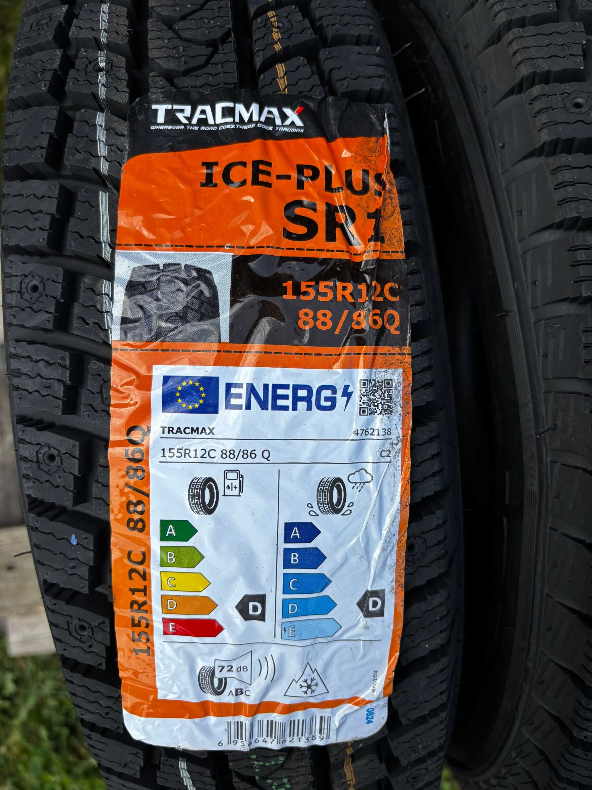 Okazja opony zimowe 155/80R12C 88/86Q Tracmax Ice-Plus SR1 z 2025r.