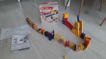 Jak Nowe domino drewniane Robot domino RUN Play tive