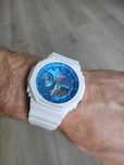 G-Shock "Casioak" Winter Blue: Biały x Niebieski 46mm