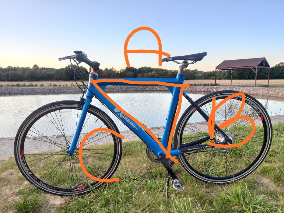 Rower Szosa/Gravel - Konggaard Xtreme Danish – Nexus 8, koła 28