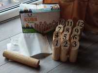 Kubb game traditional Scandinavian gra skandynawskie kręgle