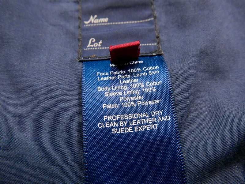 Polo Ralph Lauren Kurtka Bomber Bejsbolówka Skóra Naszywki Unikat L