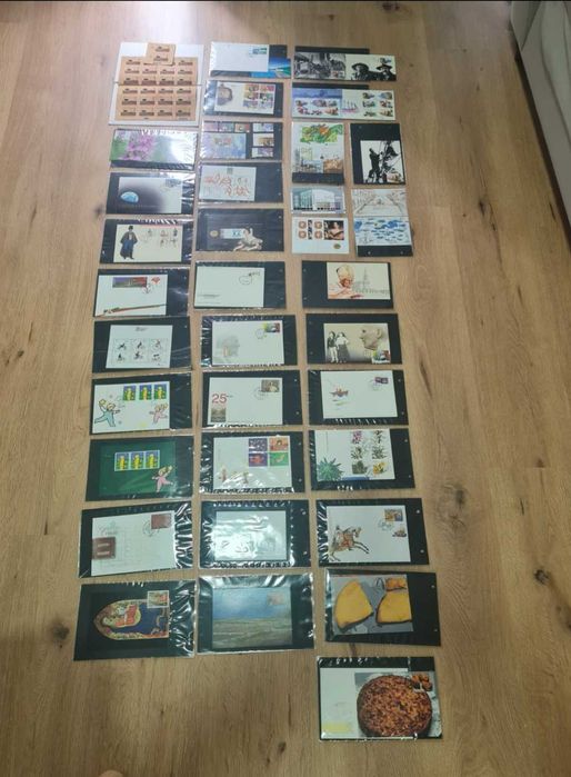 Selos, livros, FDC, blocos BL