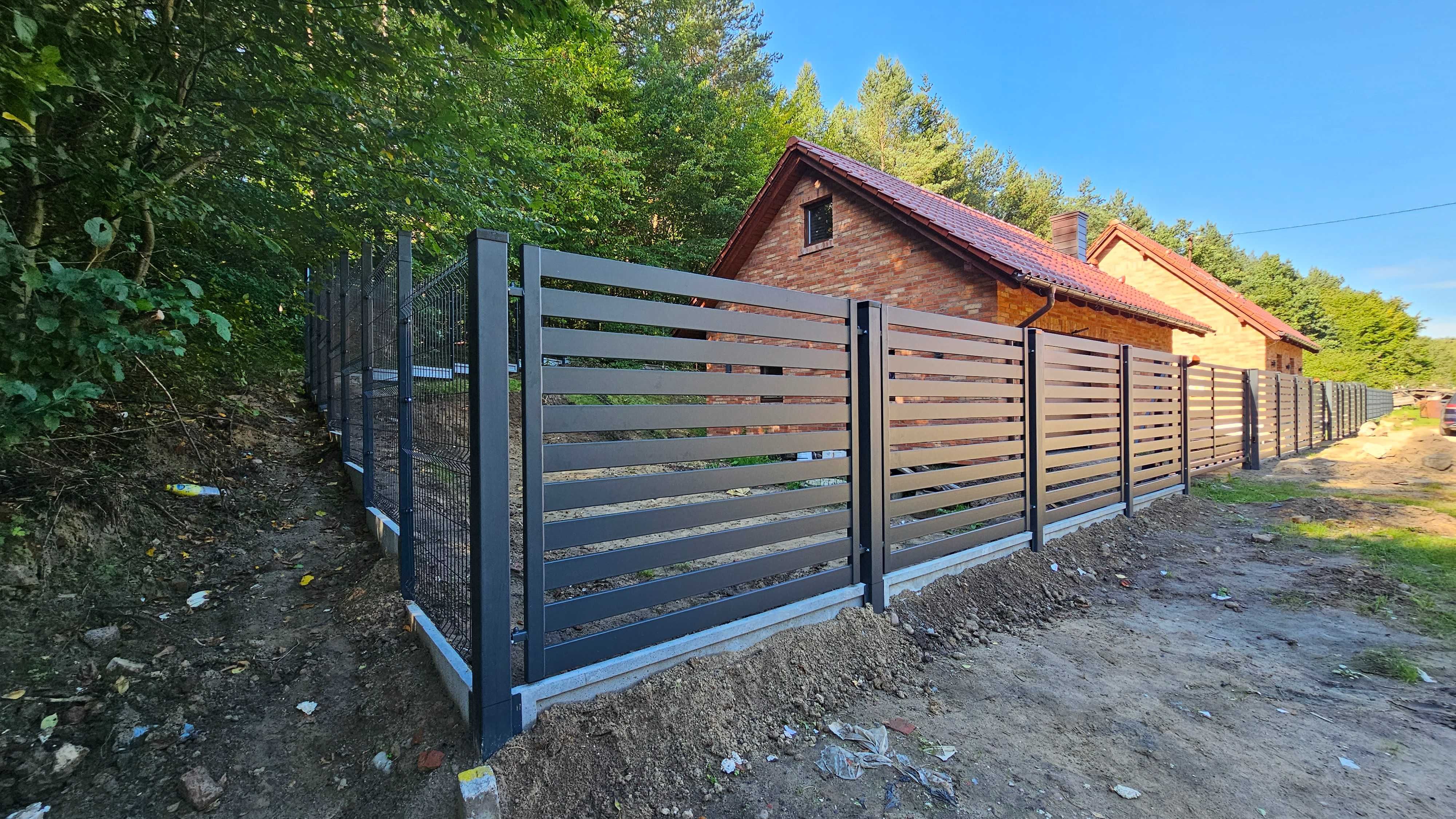 Ogrodzenia palisadowe, furtki, bramy- PRODUCENT- montaż