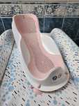 Leżaczek do kąpieli Angelcare Fit Light Pink biało - różowy, stan idea