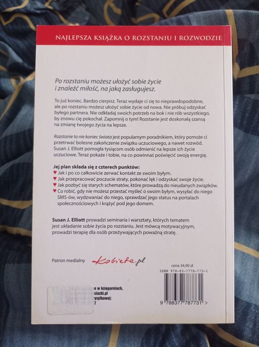 Bestseller Hit!Książka Rozstanie to nie koniec świata Susan J. Elliott