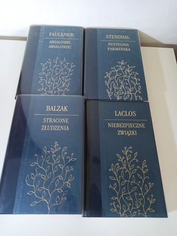 Laclos Balzak Stendhal Faulkner Świat książki zestaw