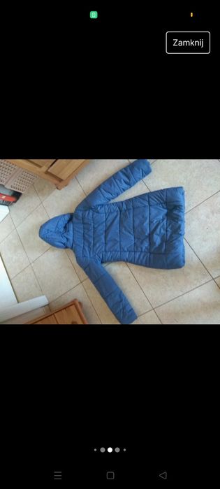 kurtka  5.10.15 164 zimowa ciepła puchowa