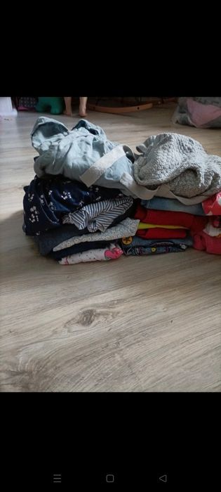 Paka ubrań od 74cm do 80cm