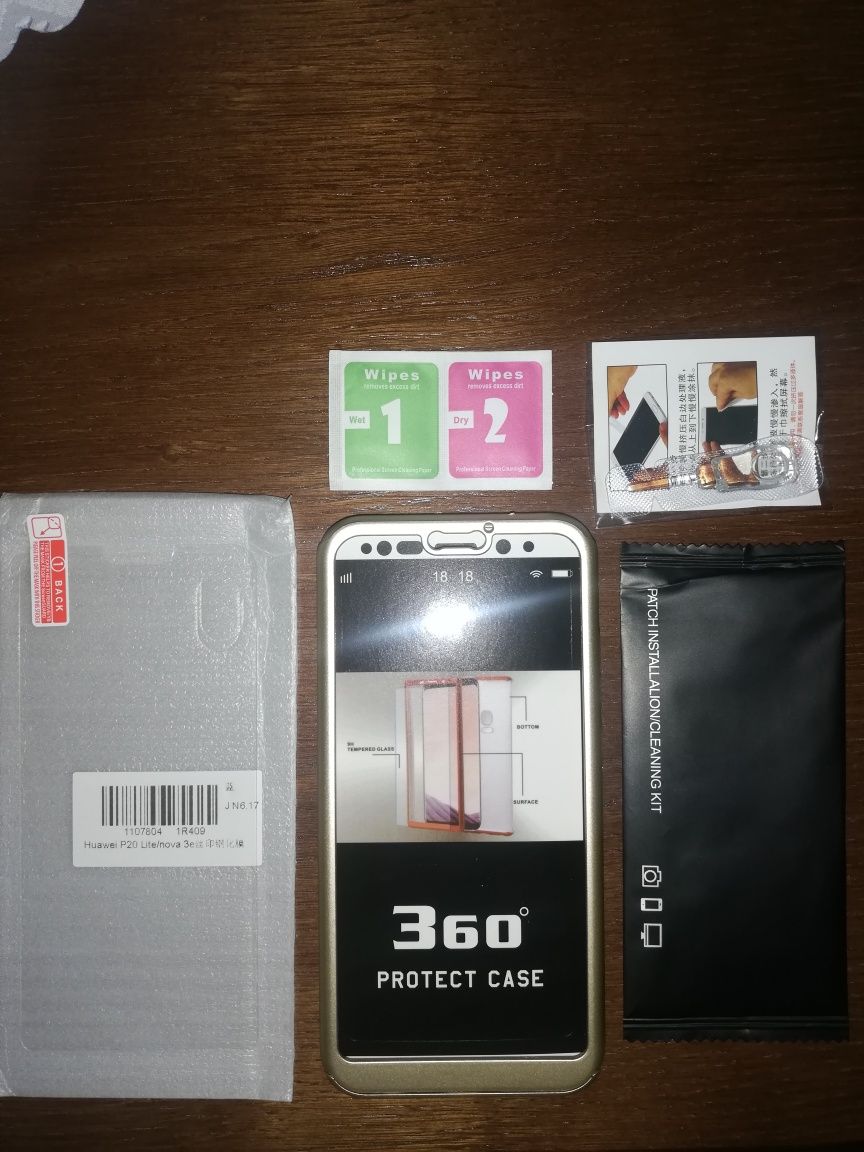 Etui szkło ochronne huawei P20 lite