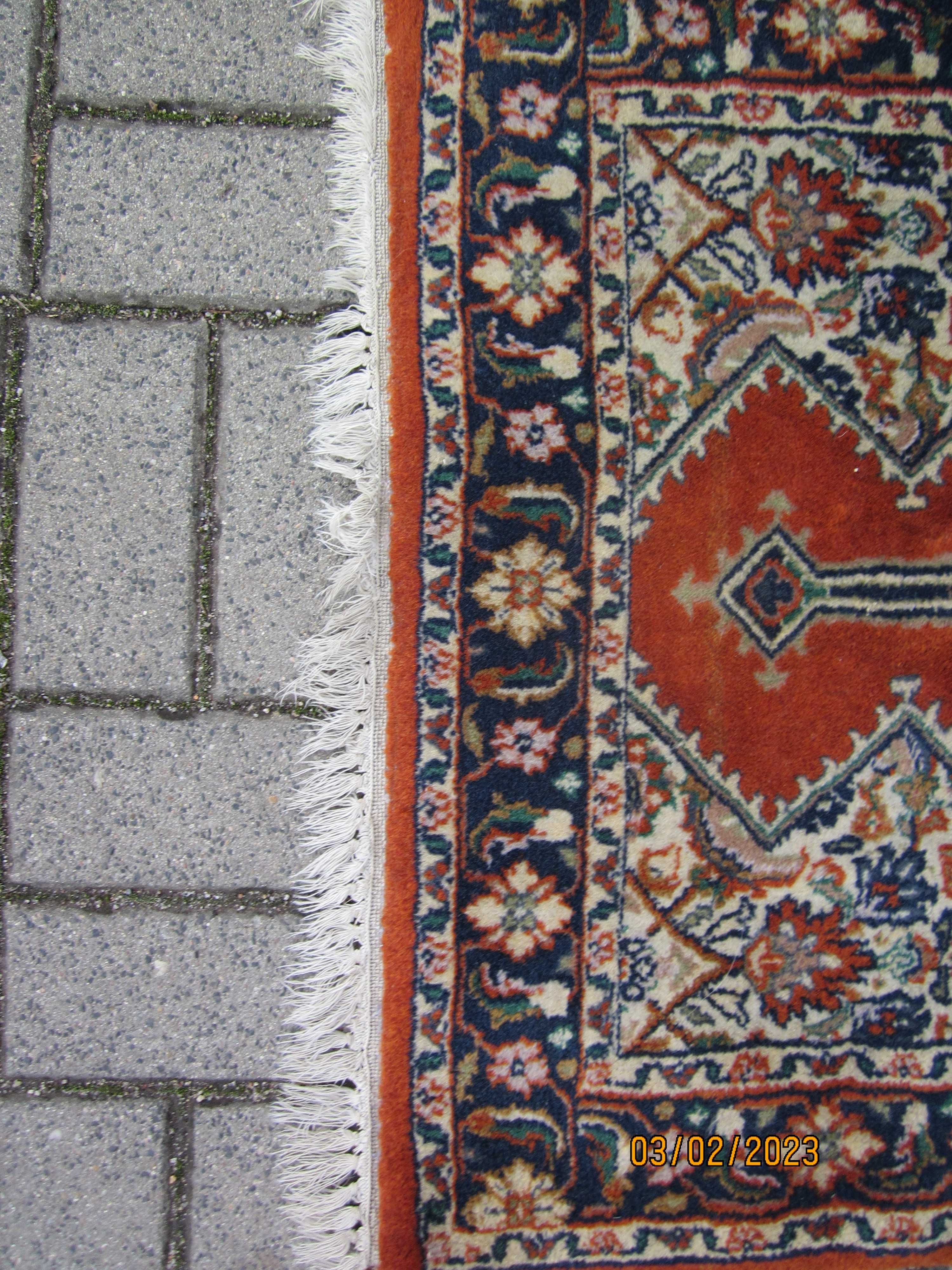 dywan/dywanik vintage wełna Indie ręcznie tkany  splot gatunek nr 1