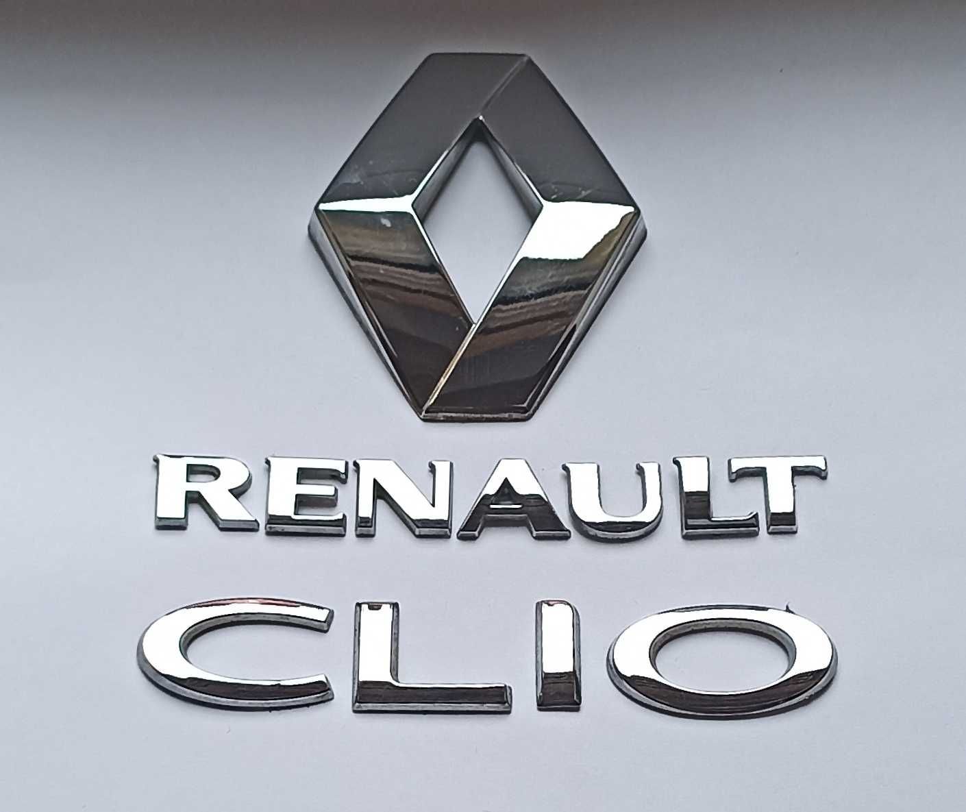 Napis emblemat Renault Clio III 05-12r
