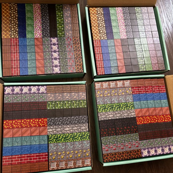 200ШТ +12шт героїв Конструктор магнітний майнкрафт minecraft блоки 3д