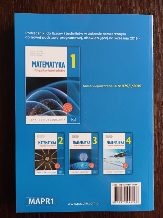 Matematyka 1 Zakres Rozszerzony Pazdro