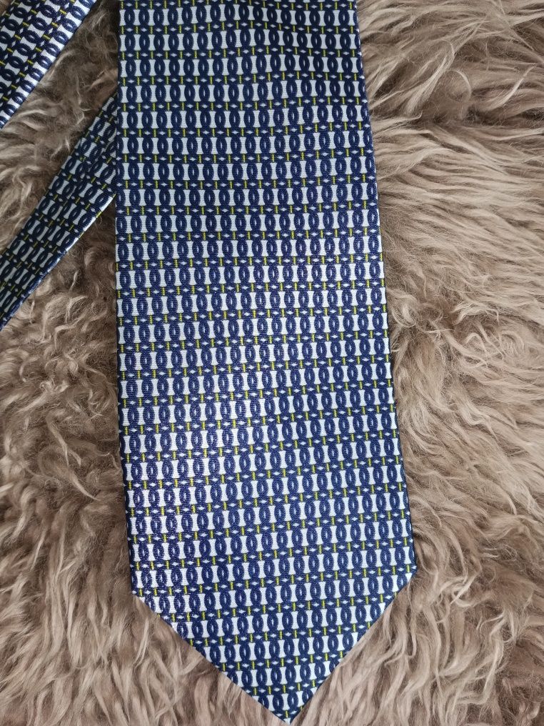 Albertini Hand made 100% jedwab ręcznie wykonany krawat wzory print